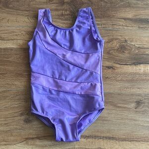 Purple Sleeveless Leotard